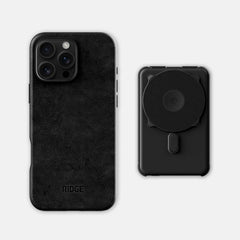 Everyday Charging Kit - iPhone 16 Pro Max - Midnight Black Leather