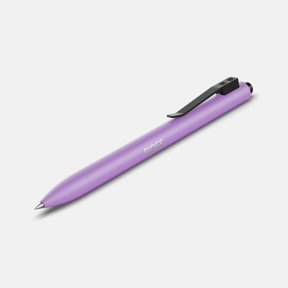 Ridge Click Pen - Lavender