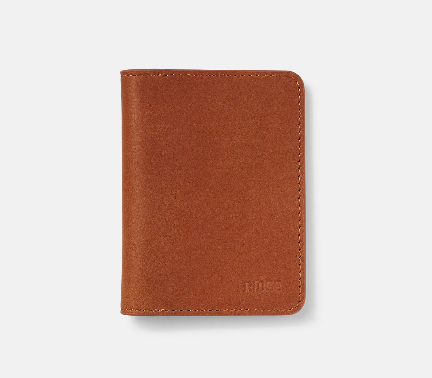 Ridge Bifold - Tobacco Brown Leather
