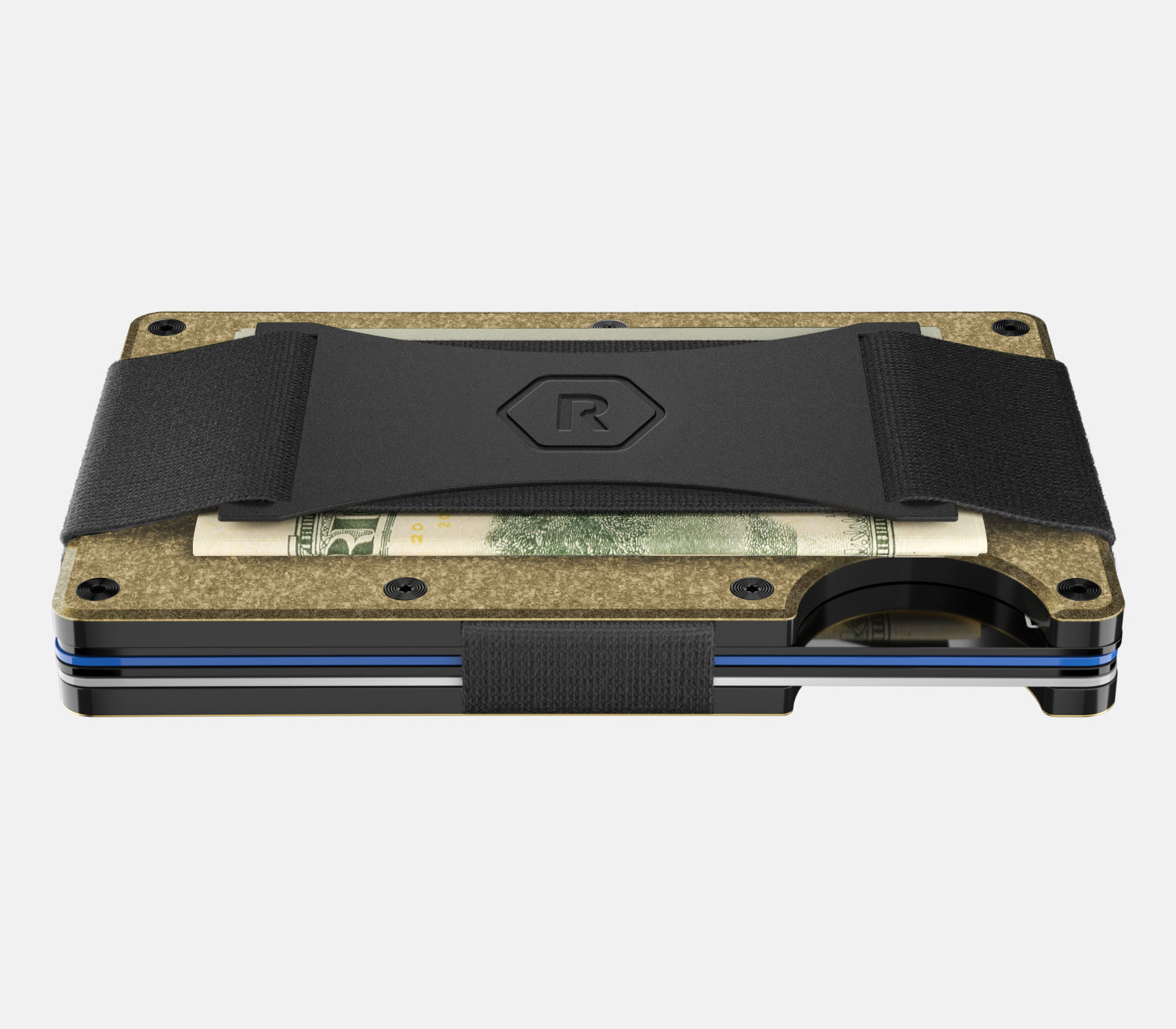 Ridge Wallet - Brass