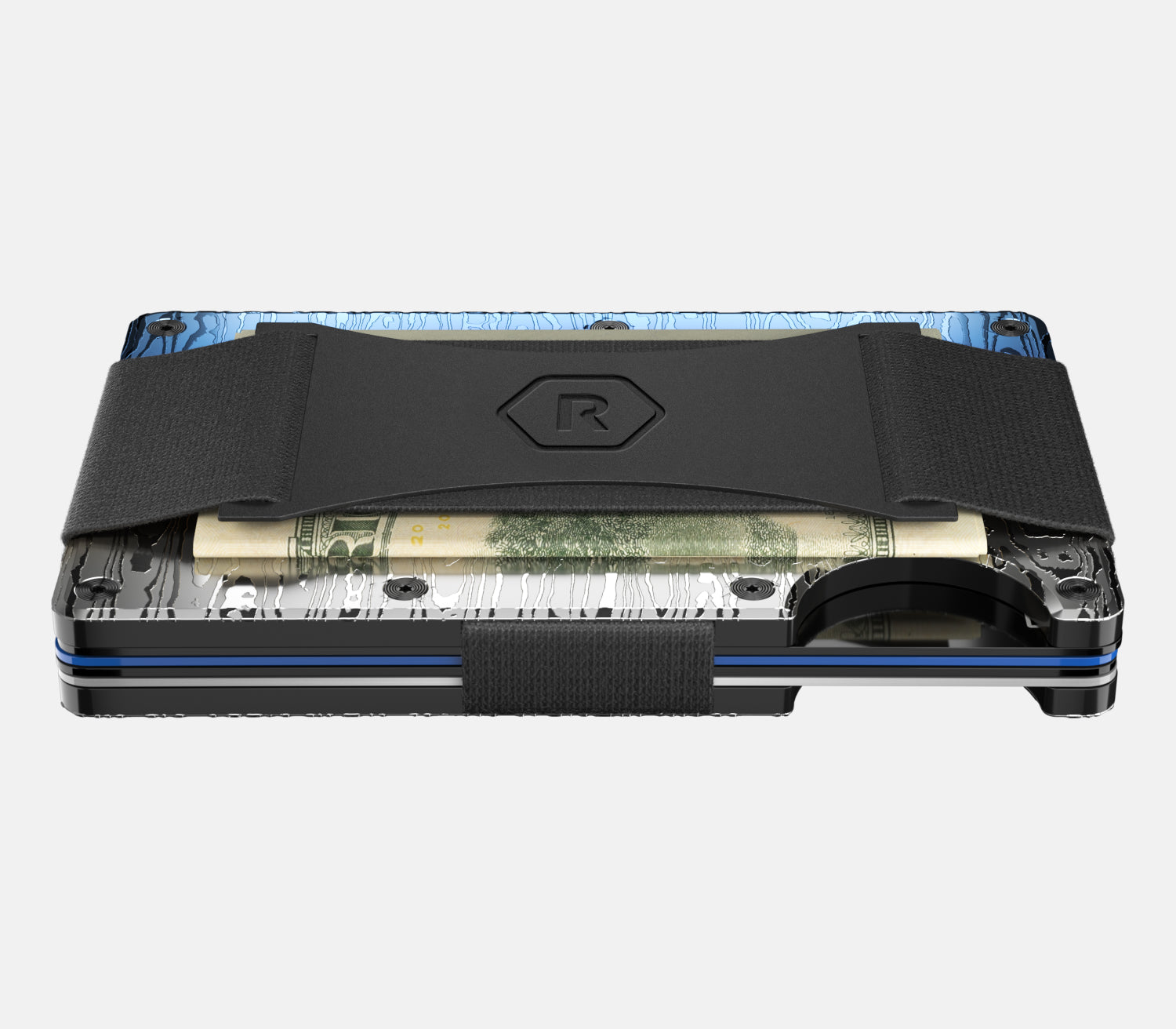 Ridge Wallet - Burnt Damascus