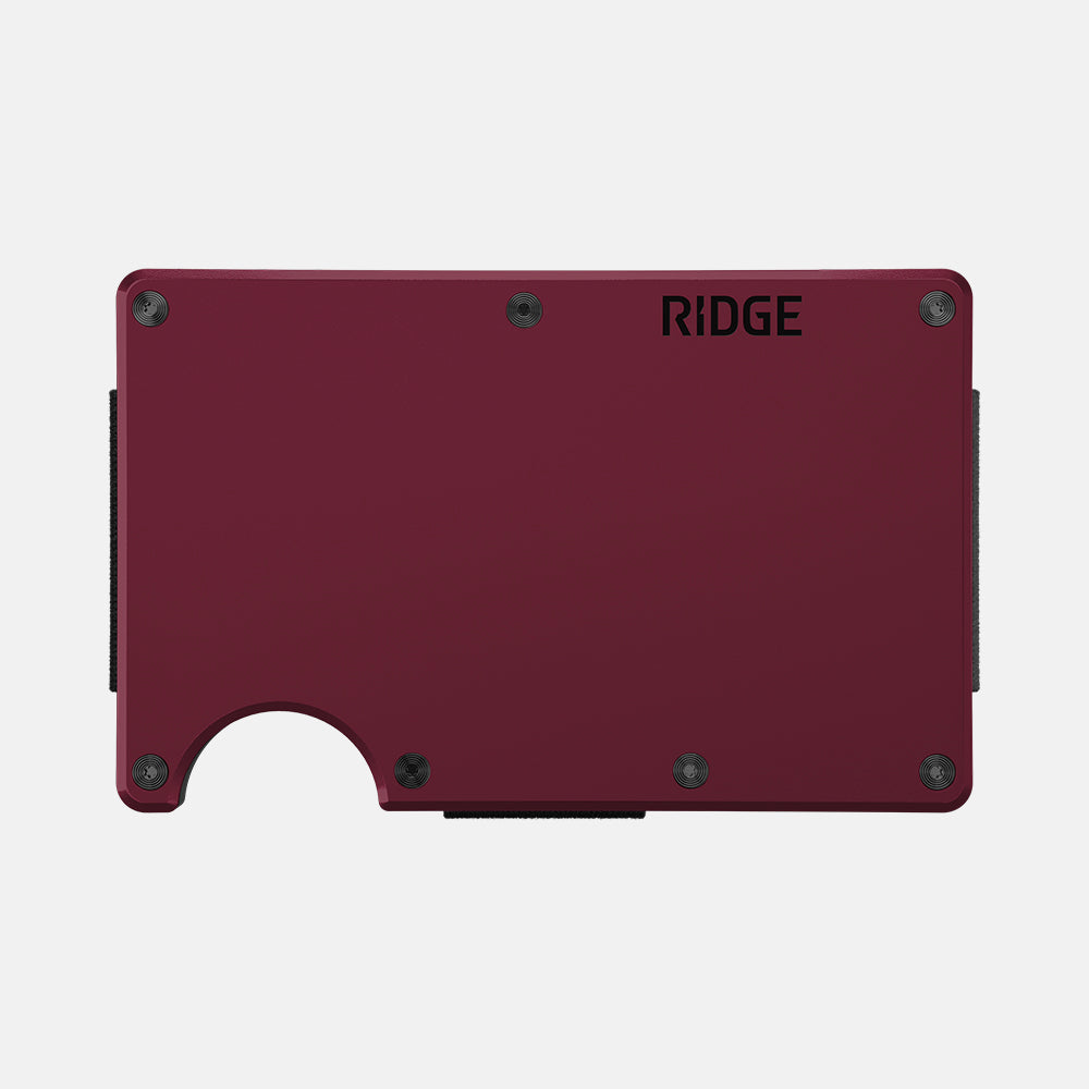 Ridge Wallet - Oxblood