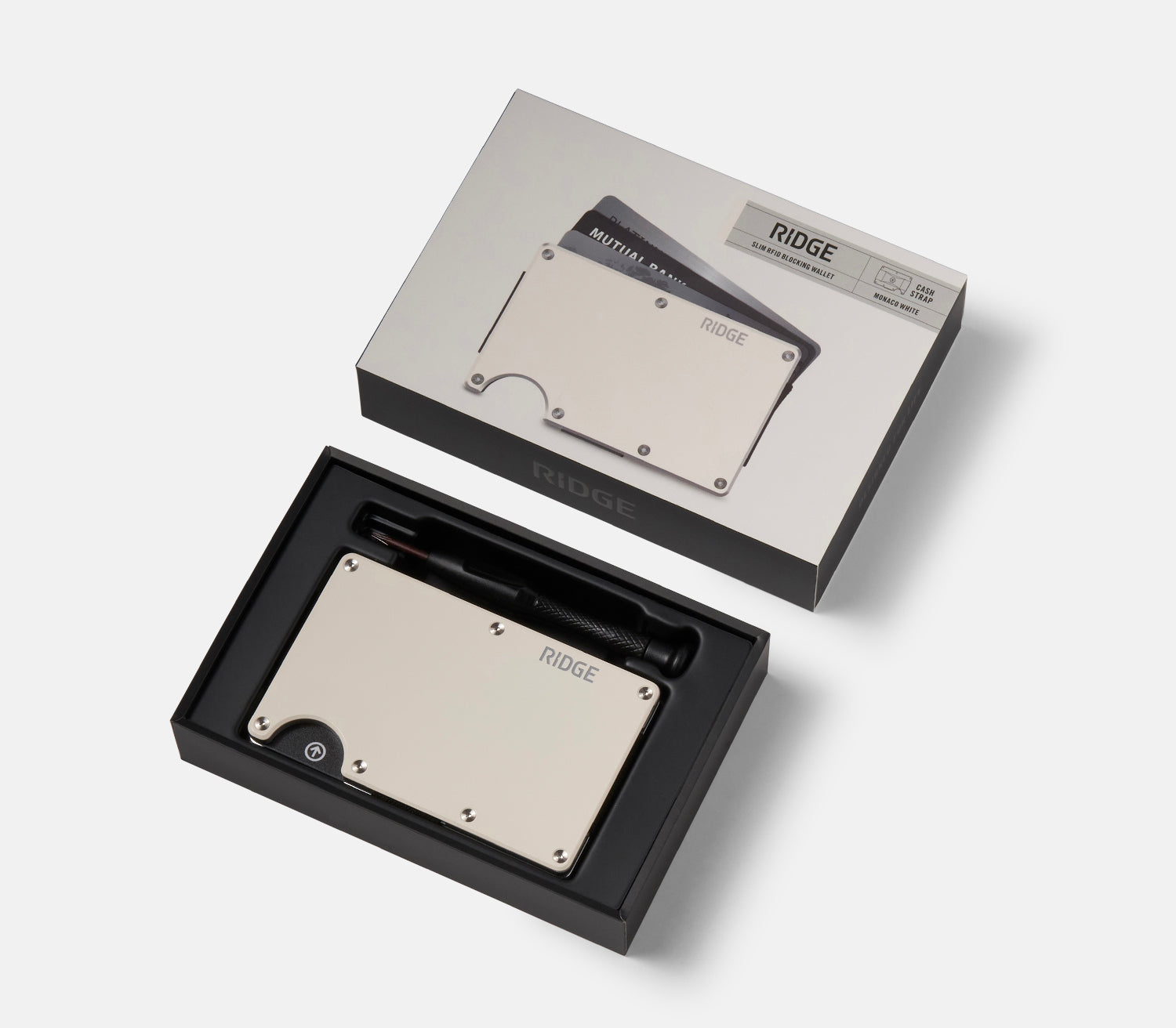 Ridge Wallet - Monaco White