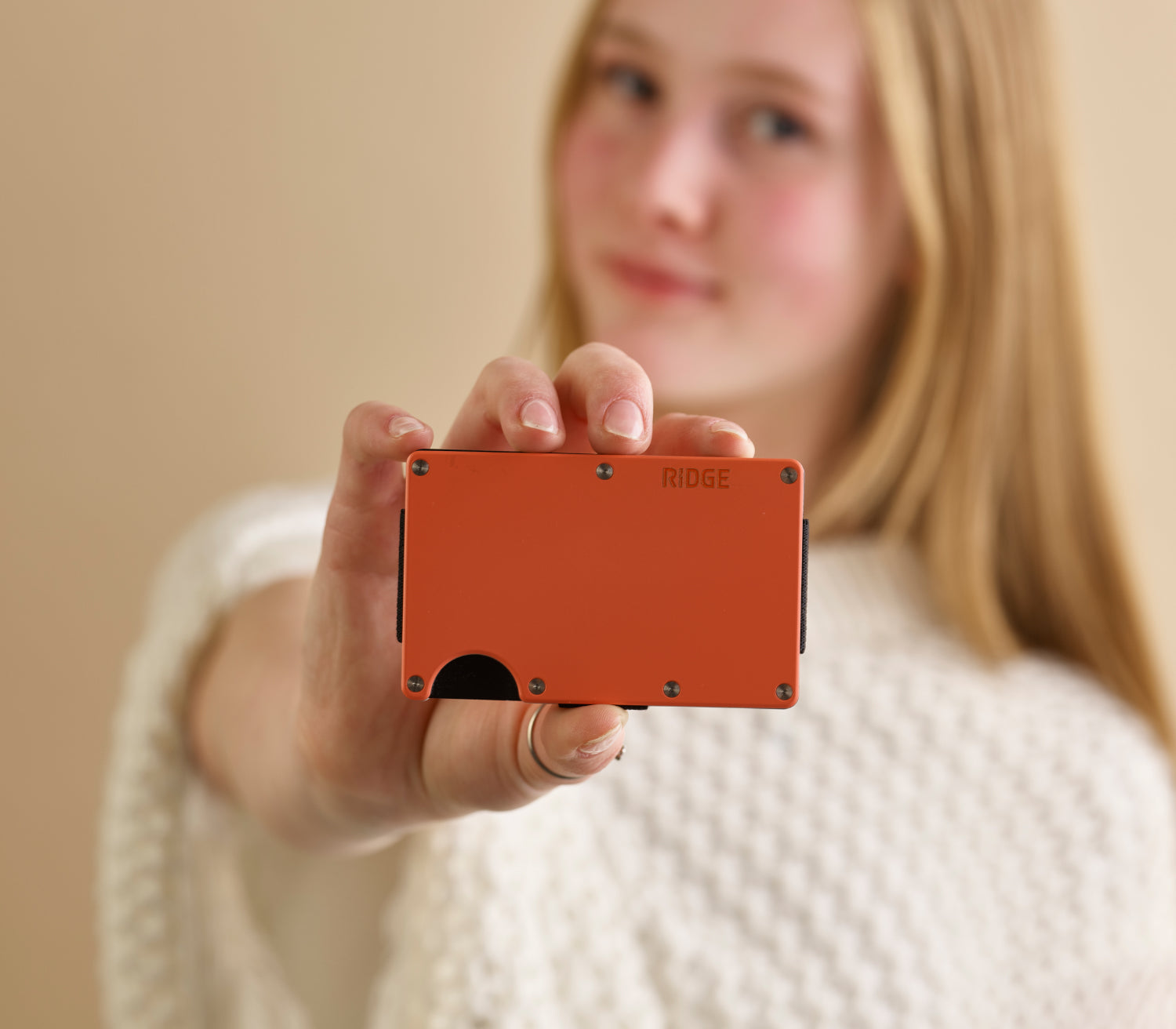 Ridge Wallet - Just Peachy