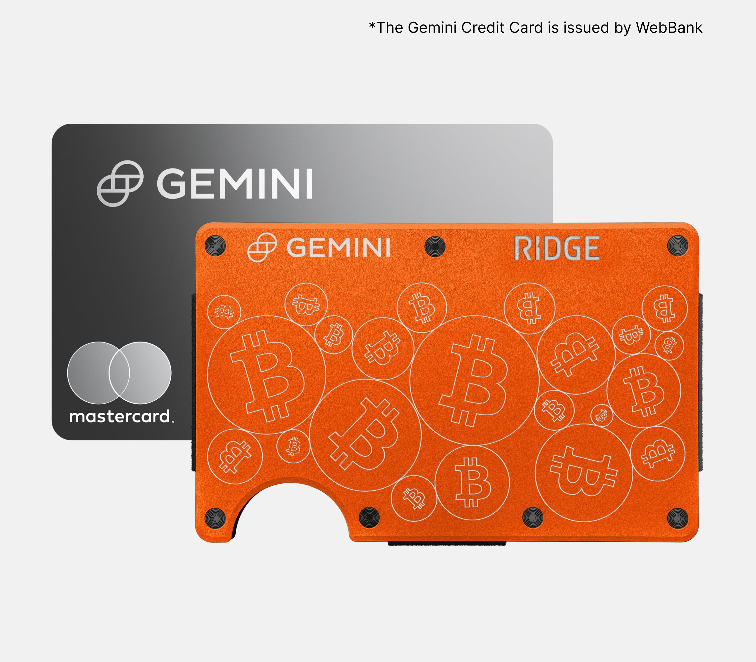 Ridge Wallet - Gemini BTC - Orange