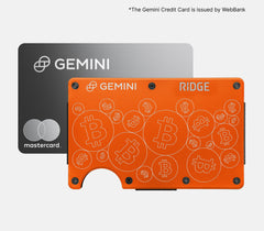 Ridge Wallet - Gemini BTC - Orange