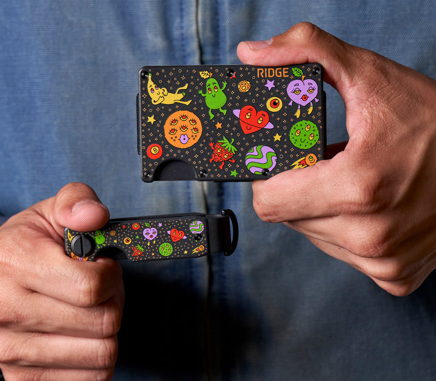 Ridge Wallet - Claire Morales - Space Fruit