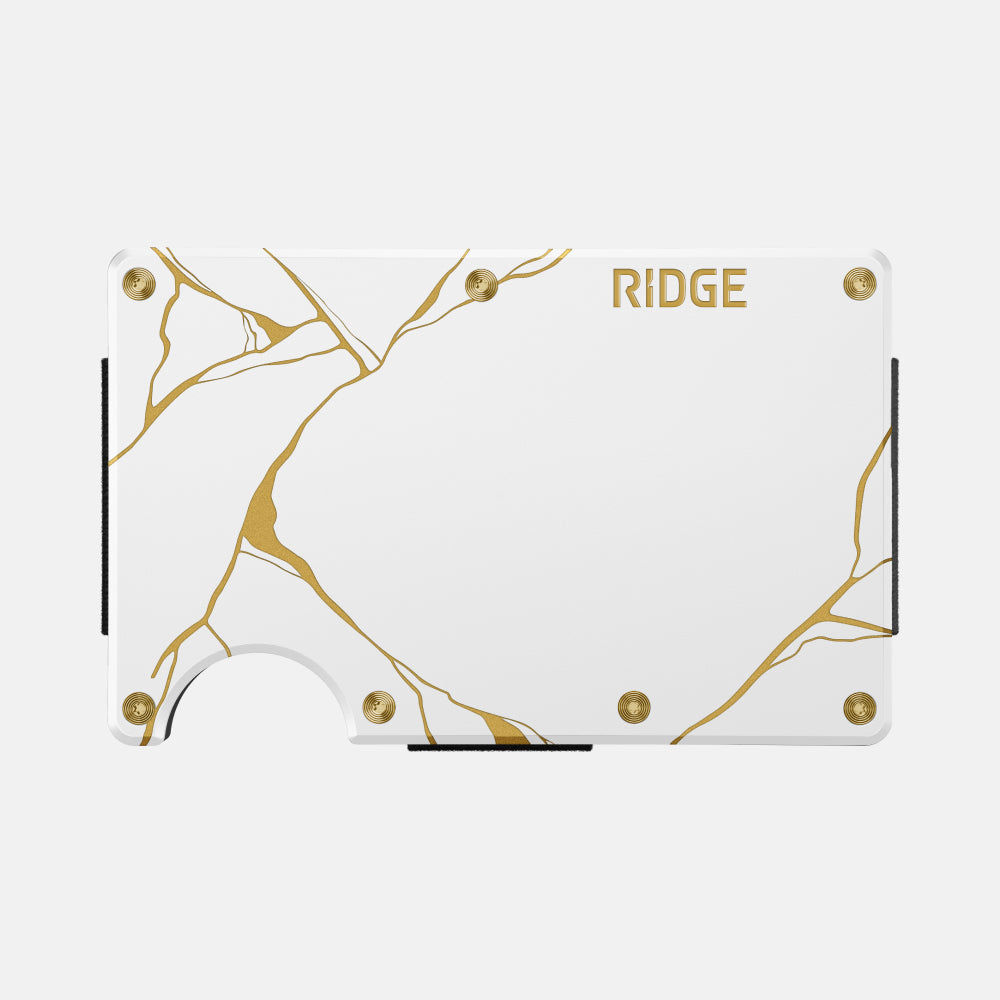Ridge Wallet - Kintsugi - White