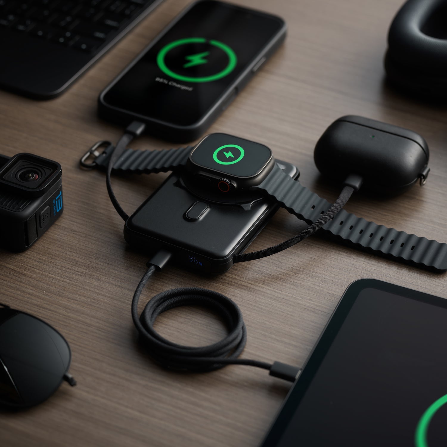 Magnetic Power Bank - Matte Black