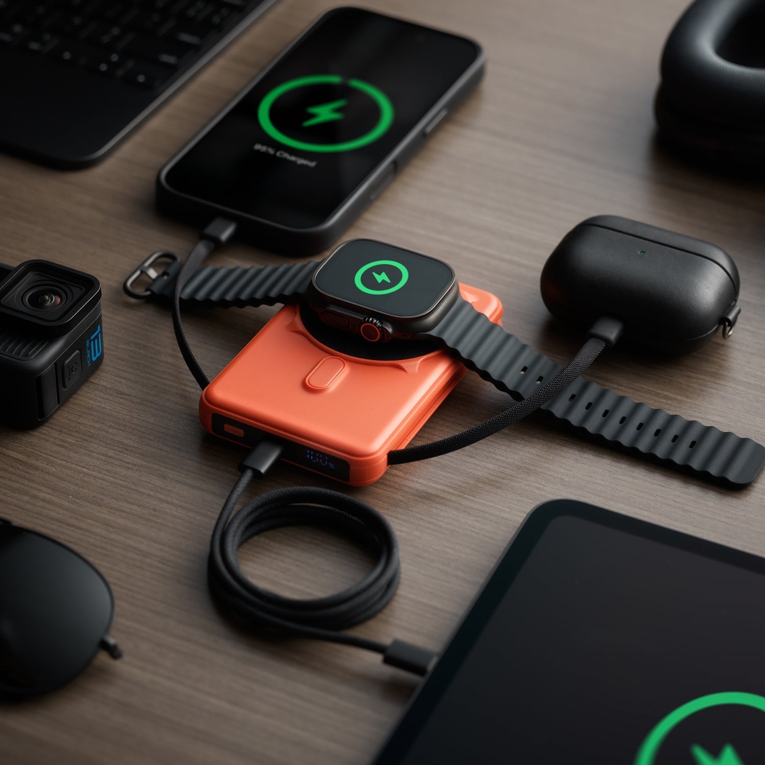 Magnetic Power Bank Bundle (2-Pack) - Basecamp Orange