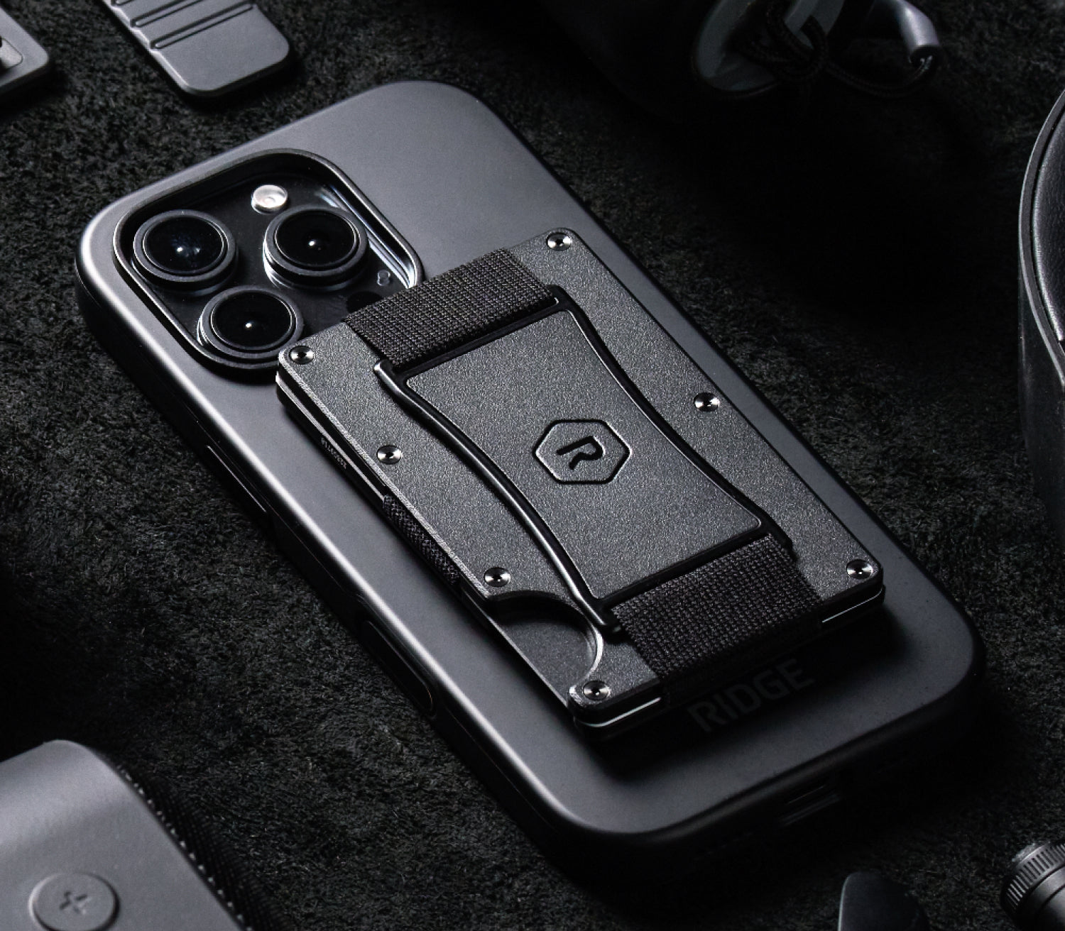 Ridge Wallet For MagSafe - Matte Black