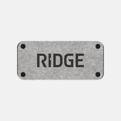 Personalized Logo Plate - Stonewashed Titanium