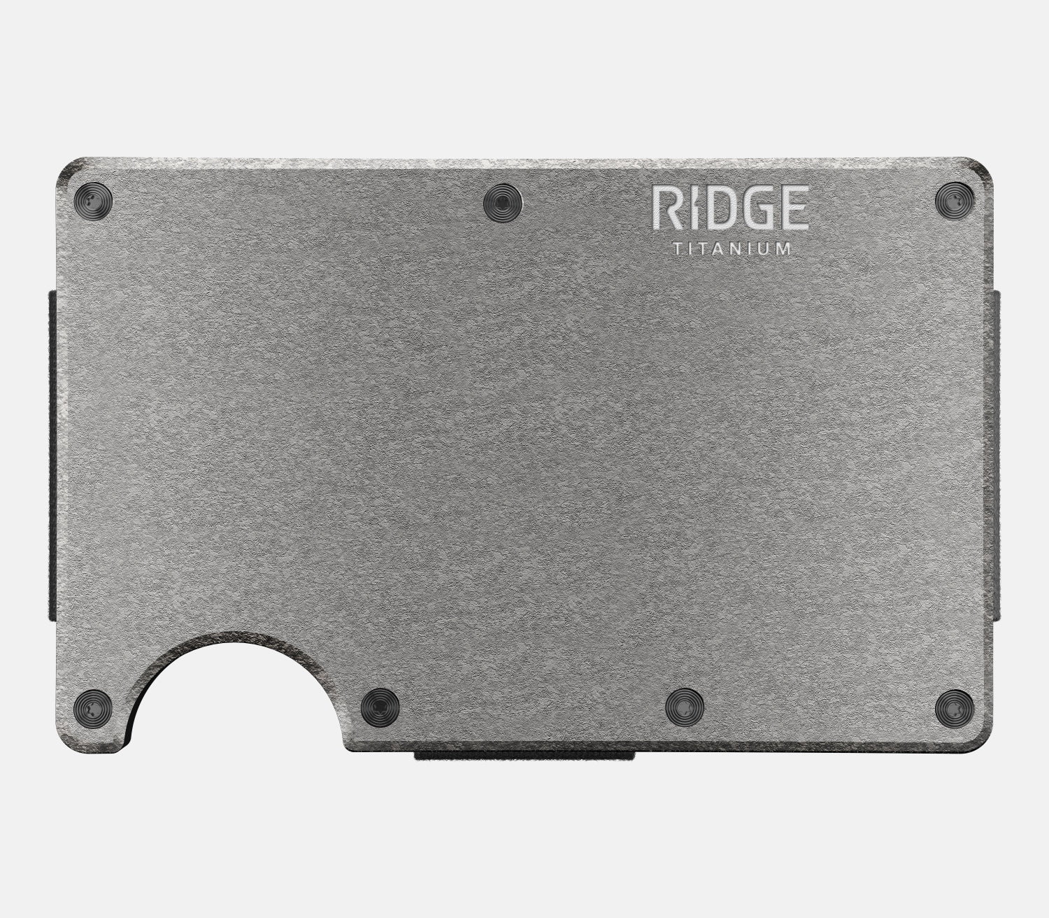 Ridge Wallet - Stonewashed Titanium