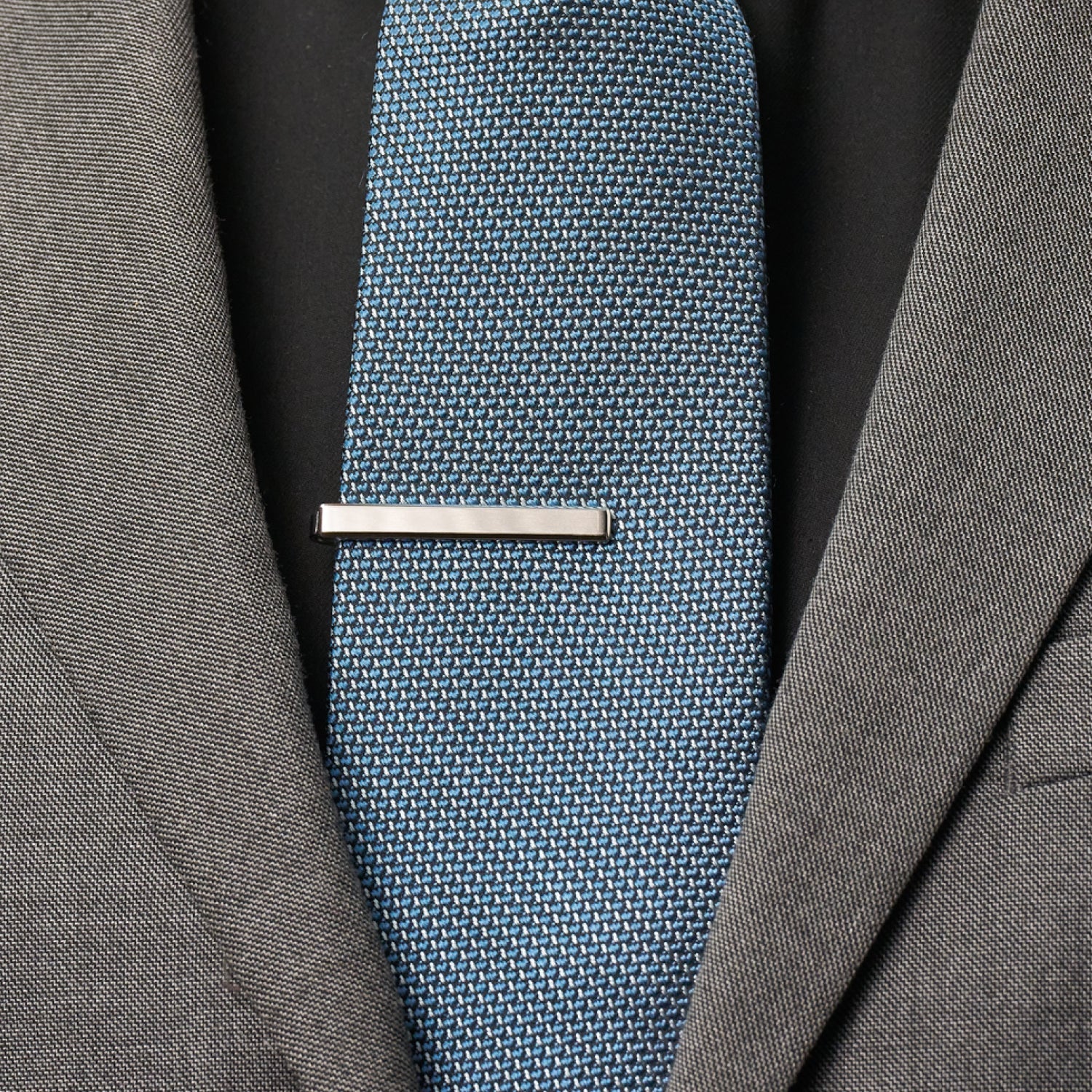 Tie Bar & Cufflinks Kit - Platinum