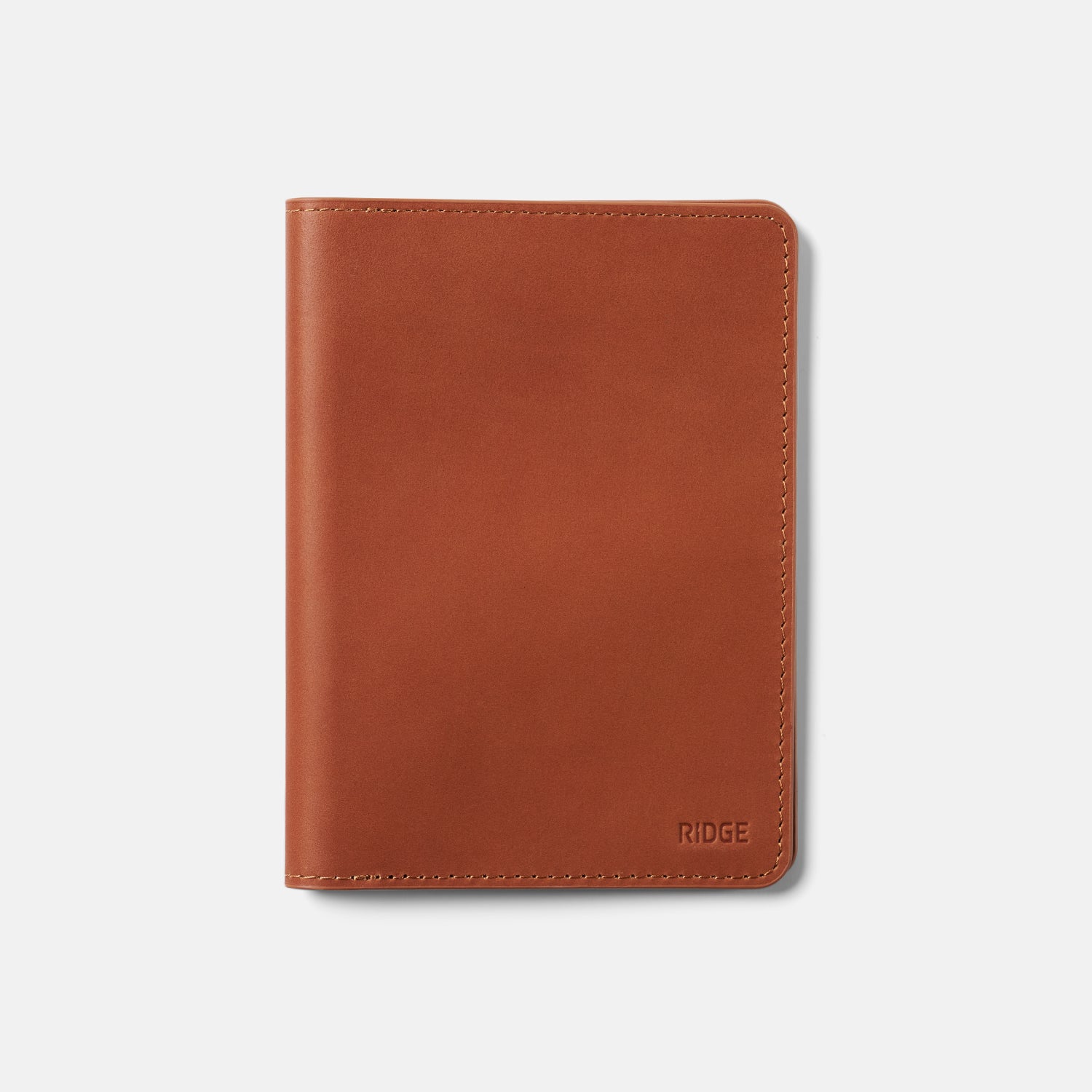 Passport Wallet - Tobacco Brown Leather