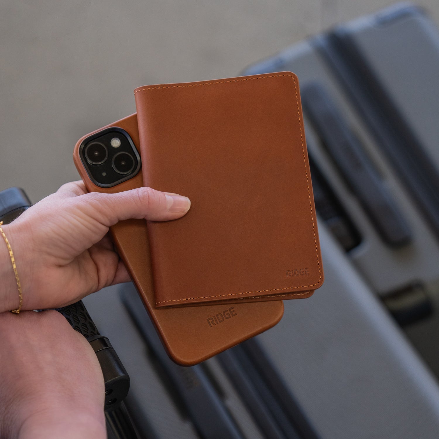 Passport Wallet - Tobacco Brown Leather