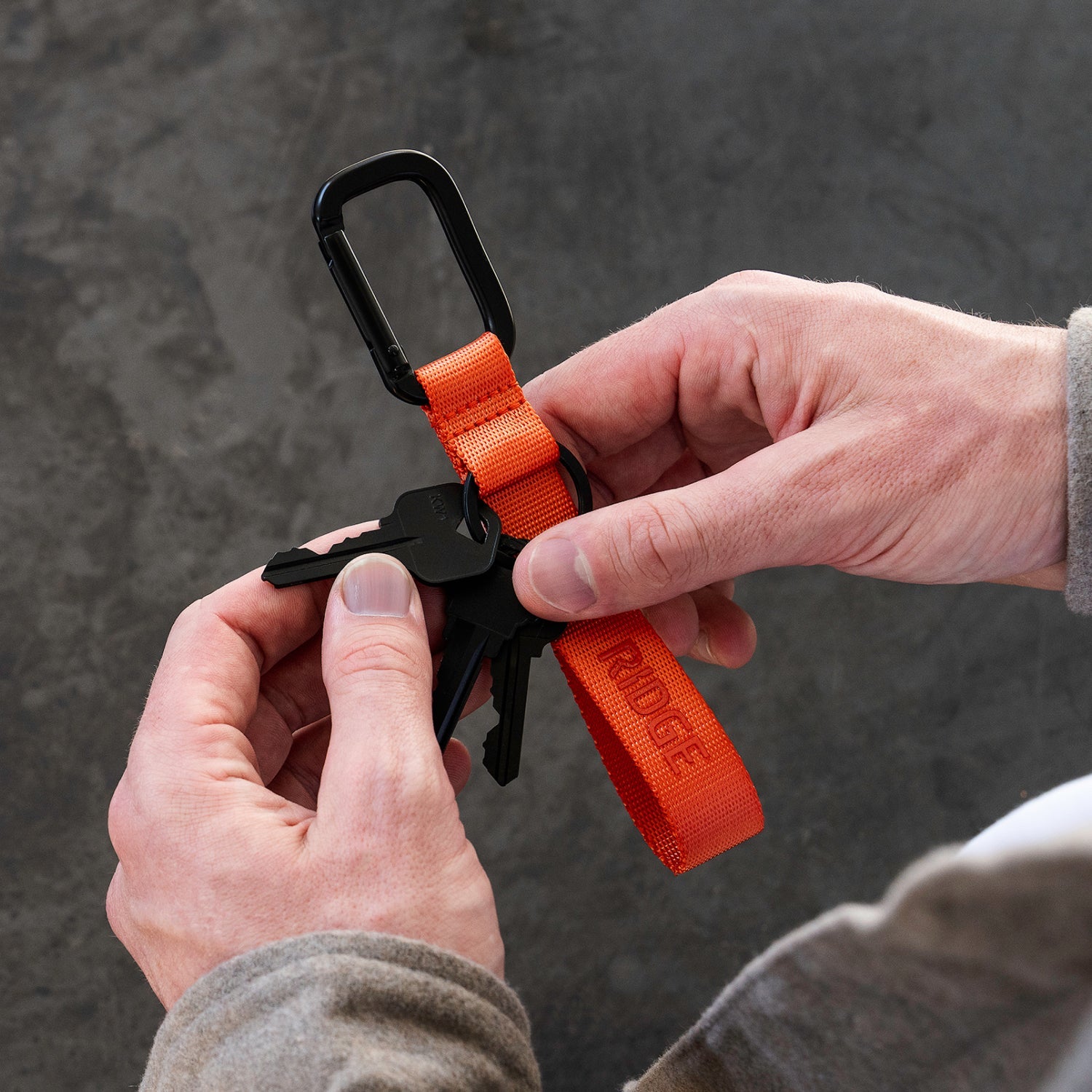 Everyday Keychain - Basecamp Orange