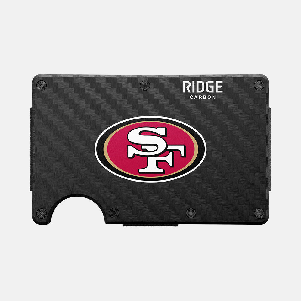 Ridge Wallet - San Francisco 49ers - Carbon Fiber 3k