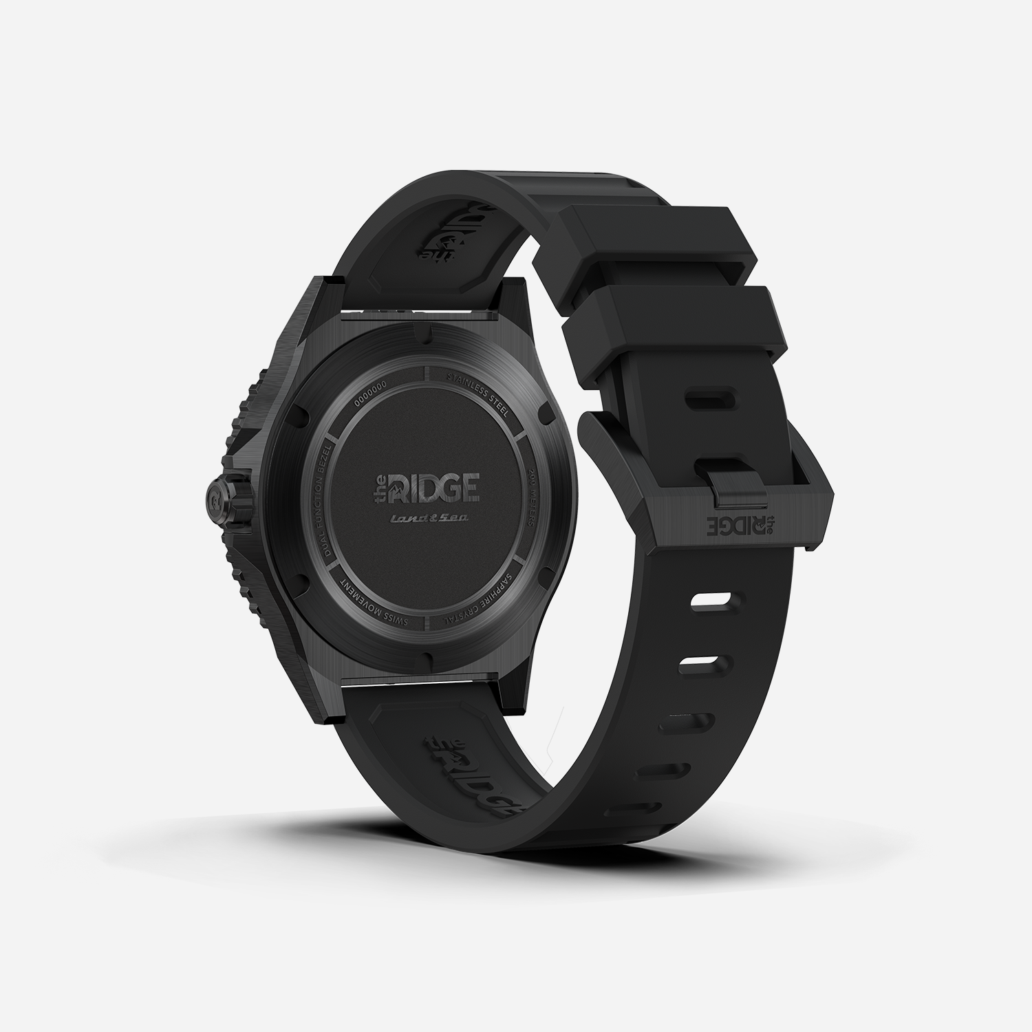 Ridge Land & Sea GMT Watch 42mm - Carbon Fiber 3k